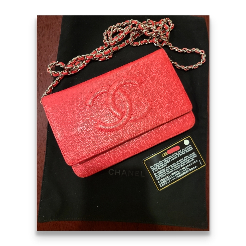 SALE!!! Used Auth Chanel Timeless WOC-19mil series
